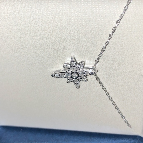 14K gold & diamond necklace - Picture 4 of 4